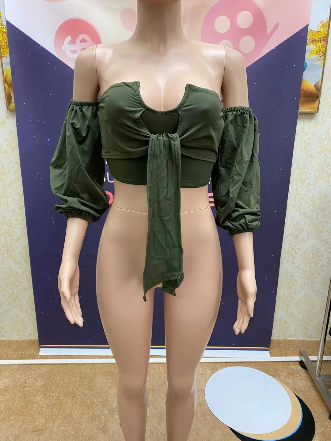 "Women's Off-Shoulder Long Sleeve Tops – Fashionable Casual Blouses & Sexy Crop Shirts"