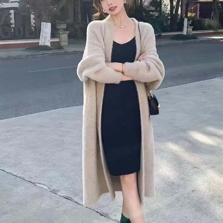 Lazy Style Open Knit Coat